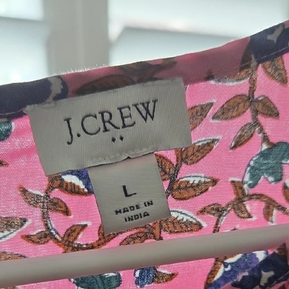 J. Crew Pink and Blue Floral Maxi Dress - Picture 2 of 6